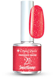 Crystal Nails - 2S - SMARTGUMMY RUBBER BASE GEL - NR26 - SUNSHINE CORAL - 8ML