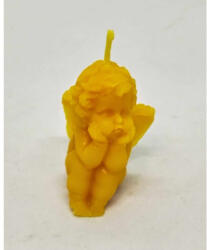 Beauty Nails Méhviasz gyertya - Gondolkodó angyalka - mini - 1