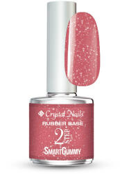 Crystal Nails - 2S - SMARTGUMMY RUBBER BASE GEL - NR16 - SHIMMER BLUSH - 8ML