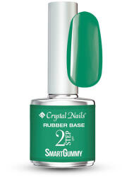 Crystal Nails - 2S - SMARTGUMMY RUBBER BASE GEL - NR32 - GLOWY JUNGLE - 8ML