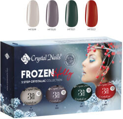 Crystal Nails - FROZEN HOLLY - 3 STEP CRYSTALAC KÉSZLET (4X4ML) - THF