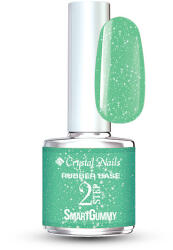 Crystal Nails - 2S - SMARTGUMMY RUBBER BASE GEL - NR30 - SHIMMER JADE - 8ML
