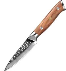 HARAHU Cuțit de bucătărie damasc ZA-37474 - Paring / Maro KP37474