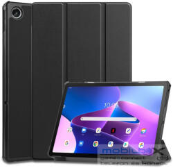 Lenovo Tab M10 Plus (10.61) (3. generáció) TB125 / TB128, mappa tok, Trifold, fekete - mobil-box