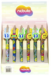 Nebulo Zseléstoll NEBULO nyomógombos radírozható 0, 7 mm Smile (DT-SMILE) - papir-bolt