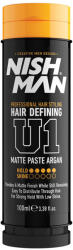 Nish Man U1 Hair Defining Matte Paste matt hajpaszta - erős tartás, argánolajjal 100 ml (nish-u1)