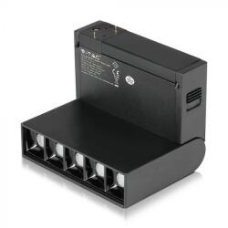 V-TAC 5x2W LED Mágneses sínes lámpa IP20 24V 3000K - fekete - 7962 (7962)