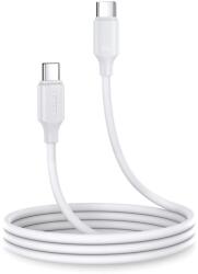 JOYROOM Long-Lasting Series A9 USB-C - USB-C kábel, PD/QC, 60W, 3A, 1m - Fehér