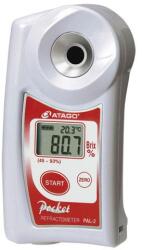 ATAGO PAL-2 digitális refraktométer Brix érték (45-93％, 0, 1%) mérésére, 100 mérés rögzítése, NFC adatátvitel (3820)