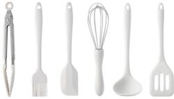 Cyrax Set 6 Ustensile de Bucatarie, 23 x 13 x 3 cm Alb Ivory (133123)