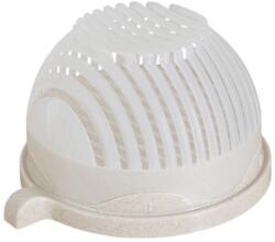 Cyrax Bol Feliator pentru Salata, 21x18.5x11.5 cm Alb (132597) Castron