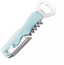 Cyrax Tirbuson de Sticle 4 in 1, din Inox cu Maner Anti Alunecare 13.5 x 4 cm Verde (133126)