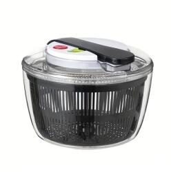 Cyrax Uscator Manual pentru Salata si Verdeturi, Cyrax, Plastic, 16x15x21 cm, Capacitate 3L, Negru (132442)