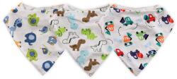 Lorelli Set 3 bavete tip bandana, bumbac, imprimeuri colorate Bavata