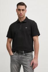 Calvin Klein Jeans poló fekete, férfi, sima, J30J327040 - fekete M
