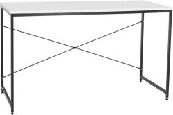 Mobikon Birou DTD alb metal negru Mellora 126x60x72 cm (0000401883)