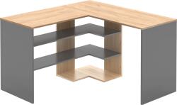 Mobikon Birou de colt DTD stejar artisan grafit Tamari 120x120x75, 4 cm (0000397090)