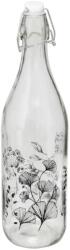 Secret De Gourmet Sticla Limonada, floral, 1 litru, 8.7 x H. 31.7 cm Pahar