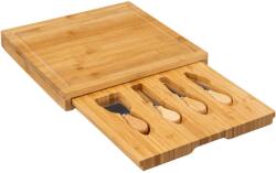 Secret De Gourmet Set servire branzeturi Andrieu, bambus, 30 x 30 cm