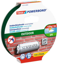 tesa Ragasztószalag, rögzítószalag kültéri 19mmX5m PowerBond Tesa (55751-00003-03) - iroda-ellatas