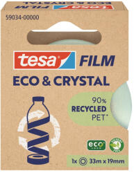 tesa Ragasztószalag 19mmx33m irodai átlátszó újrahasznosított Tesa Eco & Crystal (59034-00000-00) - iroda-ellatas