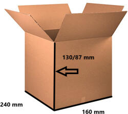 Panem-Life Kft kartondoboz 160x240x130/87mm biegelt