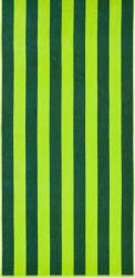 Cawö Prosop de plajă Tropical cu dungă 80 x 180 cm verde și portocaliu (5577 80/180 44) Prosop