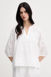 Barbour blúz pamutból Heidi fehér, sima, LSH1668WH11 - fehér 44
