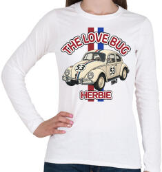 printfashion Herbie - Női hosszú ujjú póló - Fehér (17499037)