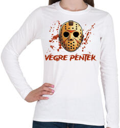printfashion Végre péntek - Női hosszú ujjú póló - Fehér (17499487)