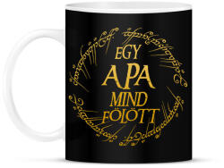 printfashion Egy apa mind fölött - Bögre - Fekete (17504282)