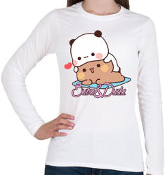 printfashion Dudu and Bubu - Női hosszú ujjú póló - Fehér (17523139)