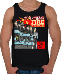 printfashion Fireforce - Férfi atléta - Fekete (17402353)