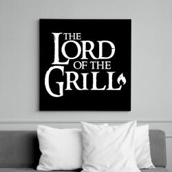 printfashion Lord of the grill fehér - Vászonkép - Fekete (17511109)