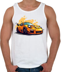 printfashion Sport autó - Férfi atléta - Fehér (17501212)