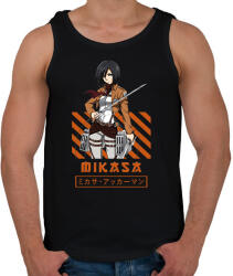 printfashion Mikasa - Férfi atléta - Fekete (17410003)