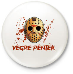 printfashion Végre péntek - Kitűző, hűtőmágnes - Fehér (17499842)