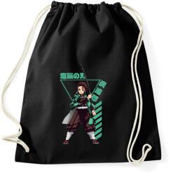 printfashion Demon Slayer Tanjirou - Sportzsák, Tornazsák - Fekete (17406077)