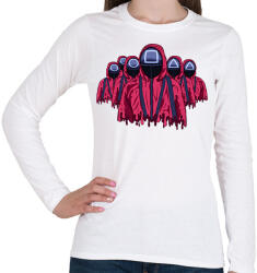 printfashion squid_game - Női hosszú ujjú póló - Fehér (17524039)