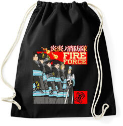 printfashion Fireforce - Sportzsák, Tornazsák - Fekete (17402477)