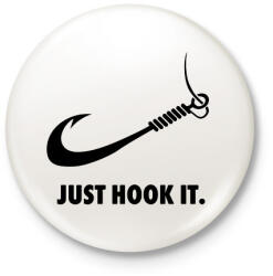 printfashion Just hook it - Kitűző, hűtőmágnes - Fehér (17513696)