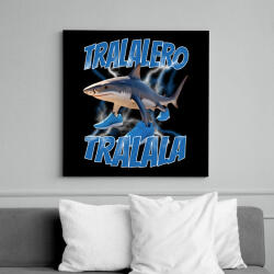 printfashion Tralalero Tralala - Vászonkép - Fekete (17438091)