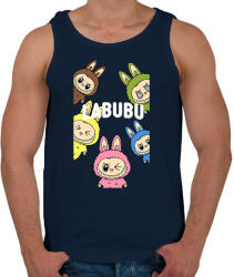 printfashion Labubu - Férfi atléta - Sötétkék (17528466)