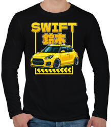 printfashion Suzuki swift - Férfi hosszú ujjú póló - Fekete (17518141)