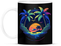 printfashion Nyári hangulat - Bögre - Fekete (17502972)