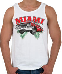 printfashion Miami lowrider - Férfi atléta - Fehér (17494012)