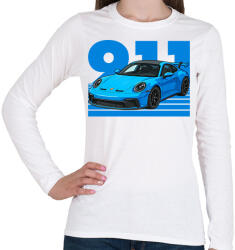 printfashion Porsche 911 - Női hosszú ujjú póló - Fehér (17493187)
