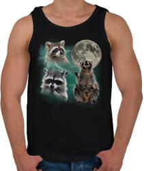 printfashion Mosómedve - Férfi atléta - Fekete (17522165)