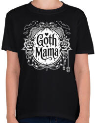 printfashion goth mama - Gyerek póló - Fekete (17529463)