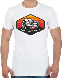 printfashion offroad - Férfi póló - Fehér (17527570)
